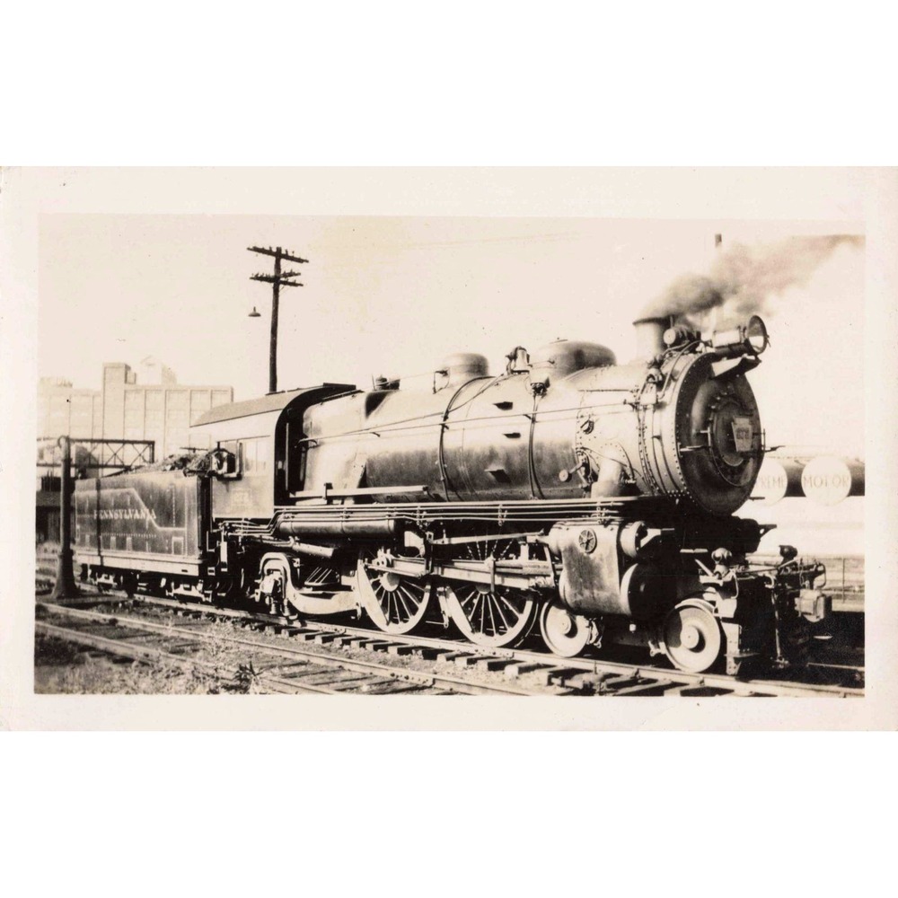 PRR Pennsylvania Railroad 4-4-2 #272 Steam Locomotive Photo Lancaster PA 1941 - Picture 1 of 2